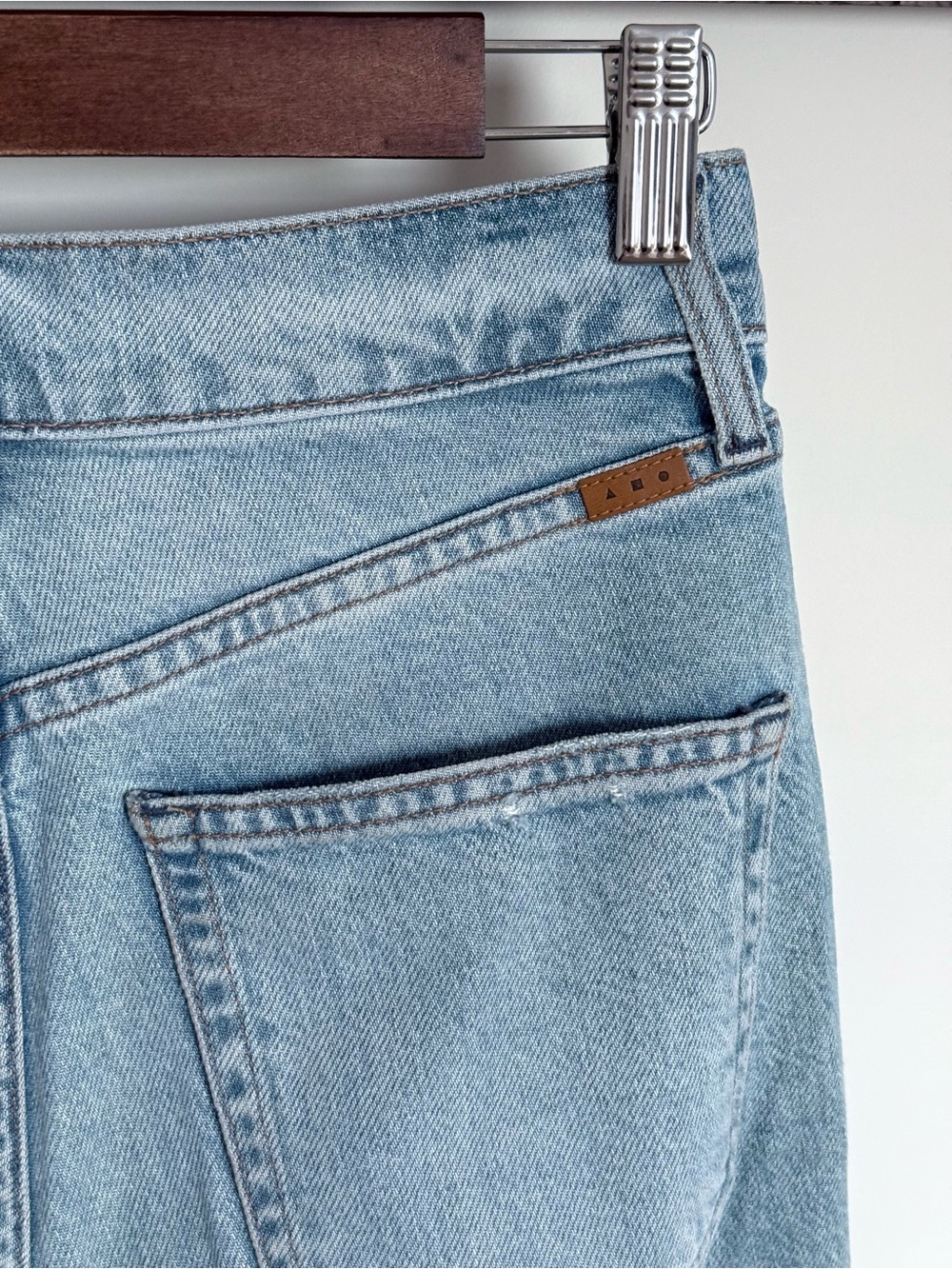 AYR Light Blue Wide-Leg Ripped Jeans - Picture 7 of 16